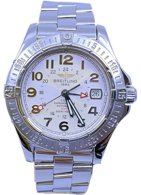 breitling colt gmt lug to lug|breitling colt gmt.